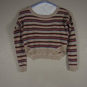 Free‎ People Beach Road Trip Sweater Size XS Striped Wool Alpaca Blend